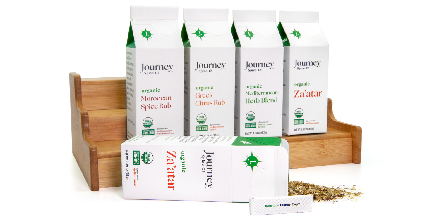 Journey Spice Co., a New Organic Spice Company Launches First Products in Innovative Paper-Based Packaging