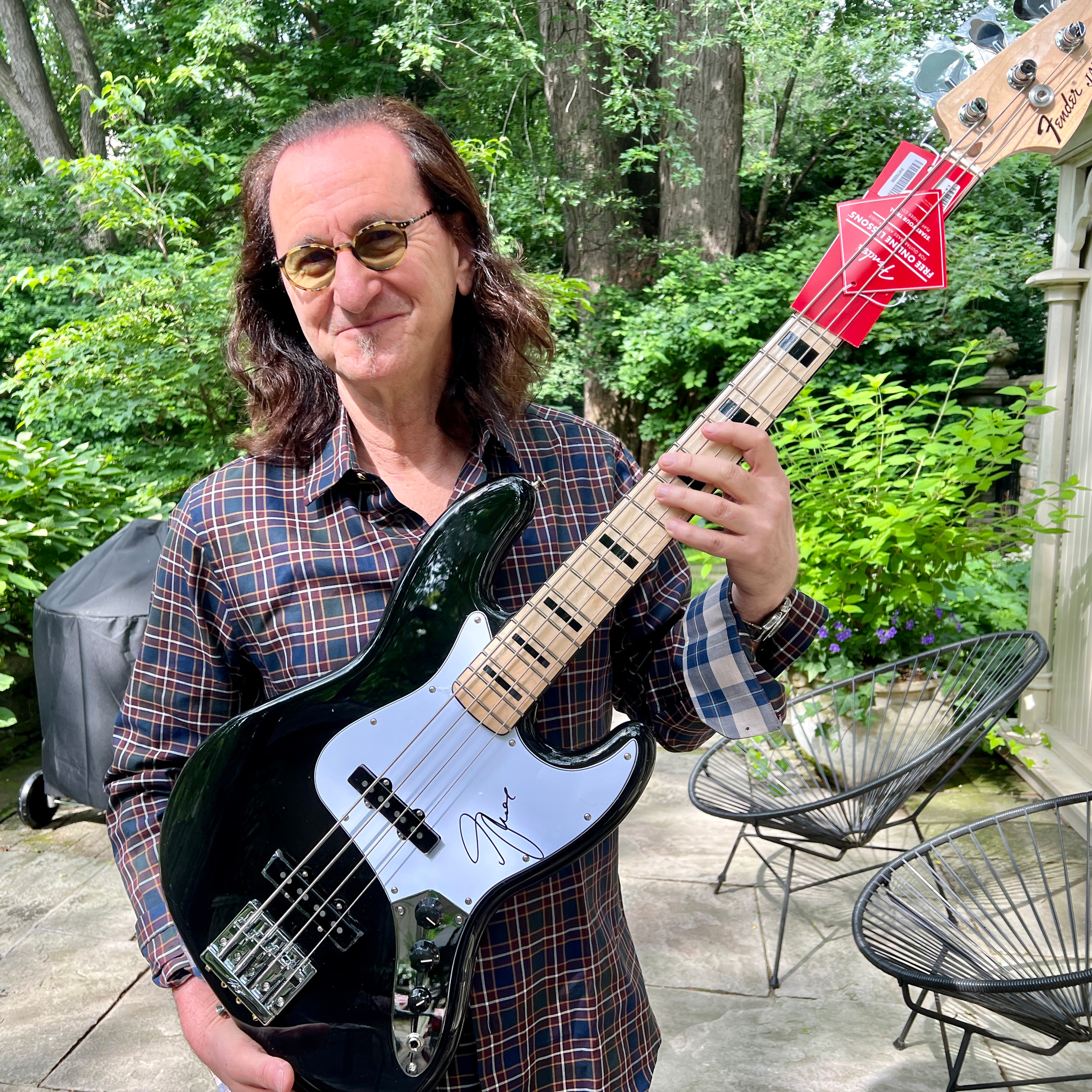 Geddy Lee's Autographed Fender Jazz Bass