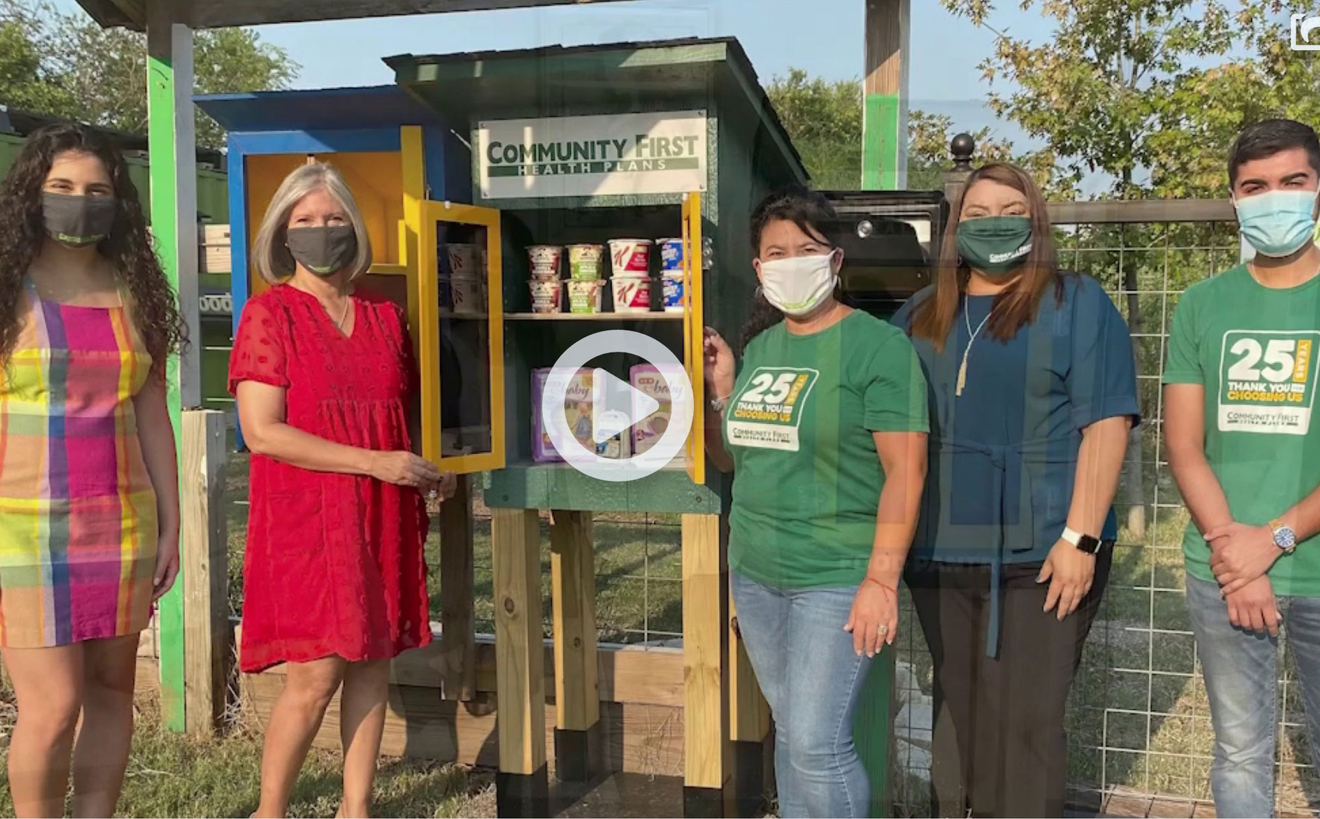 A local health care nonprofit is tackling hunger and food insecurity by installing mini food pantries across the city.