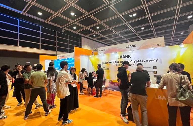Lbank at Hong Kong Convention and Exhibition Centre participating in the inaugural Web3 Festival
