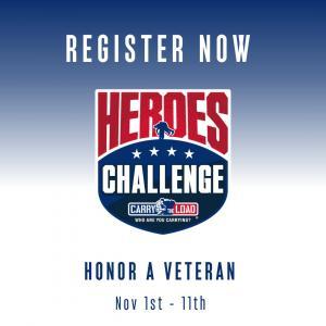 Carry The Load's Heroes Challenge for Veterans Day